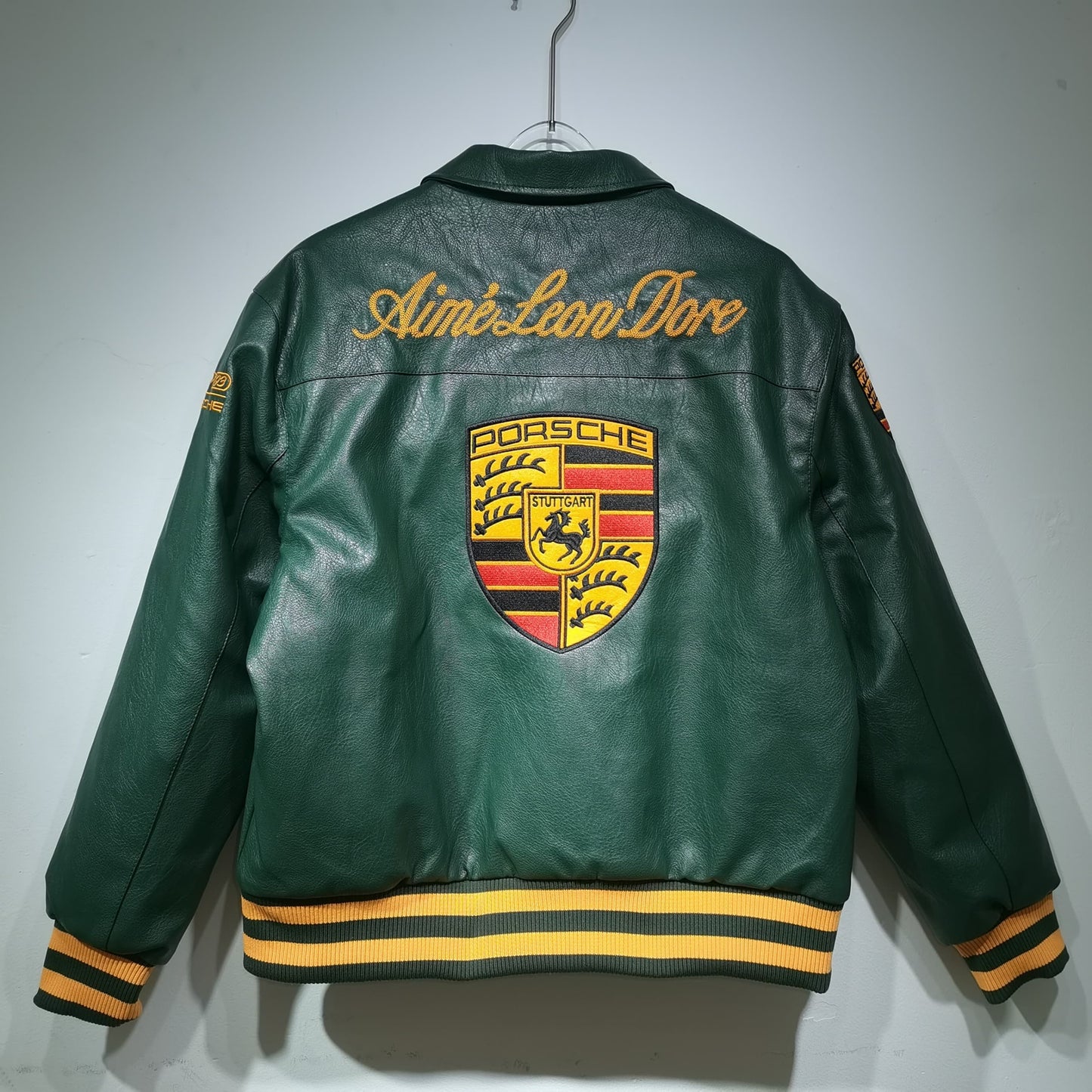 Porsche Leather Jacket - Green