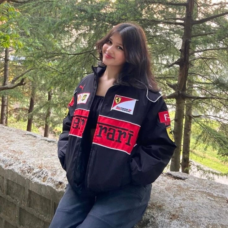 Ferrari Jacket - Black (Embroidered)