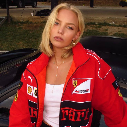 Ferrari Jacket - Red (Embroidery)