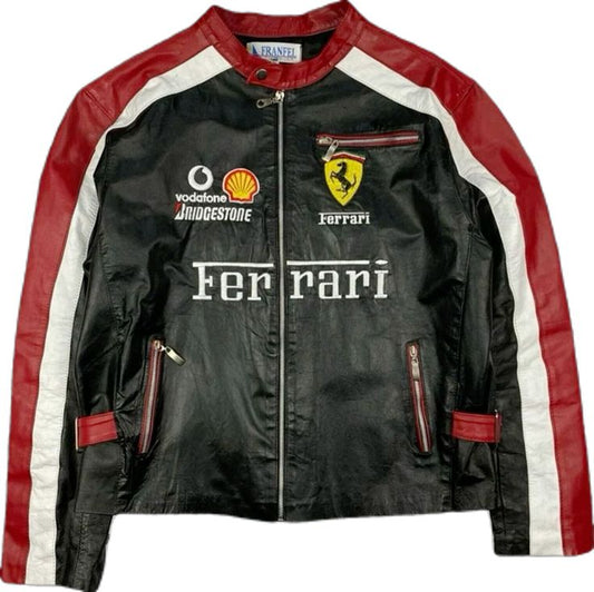 Ferrari Leather Jacket - Black
