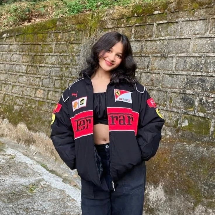 Ferrari Jacket - Black (Embroidered)