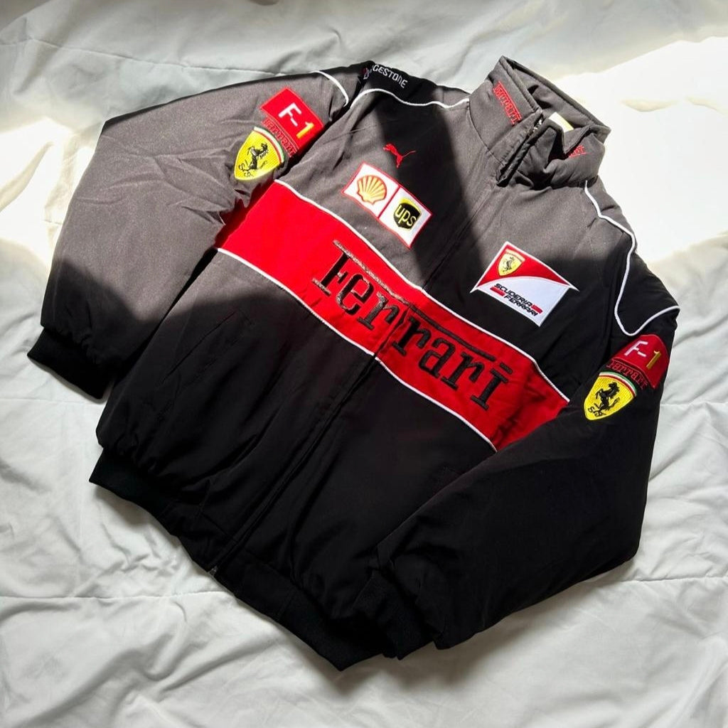 Ferrari Jacket - Black (Embroidered)