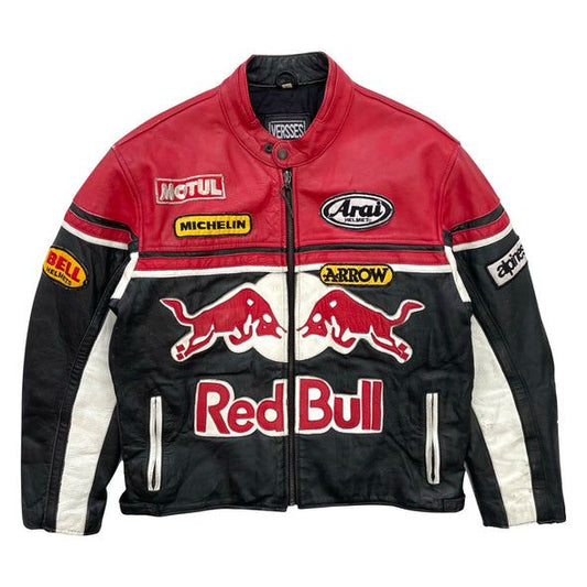 Red bull leather jacket