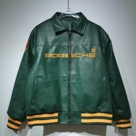 Porsche Leather Jacket - Green