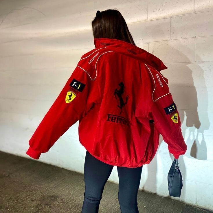 Ferrari Jacket - Red (Embroidery)